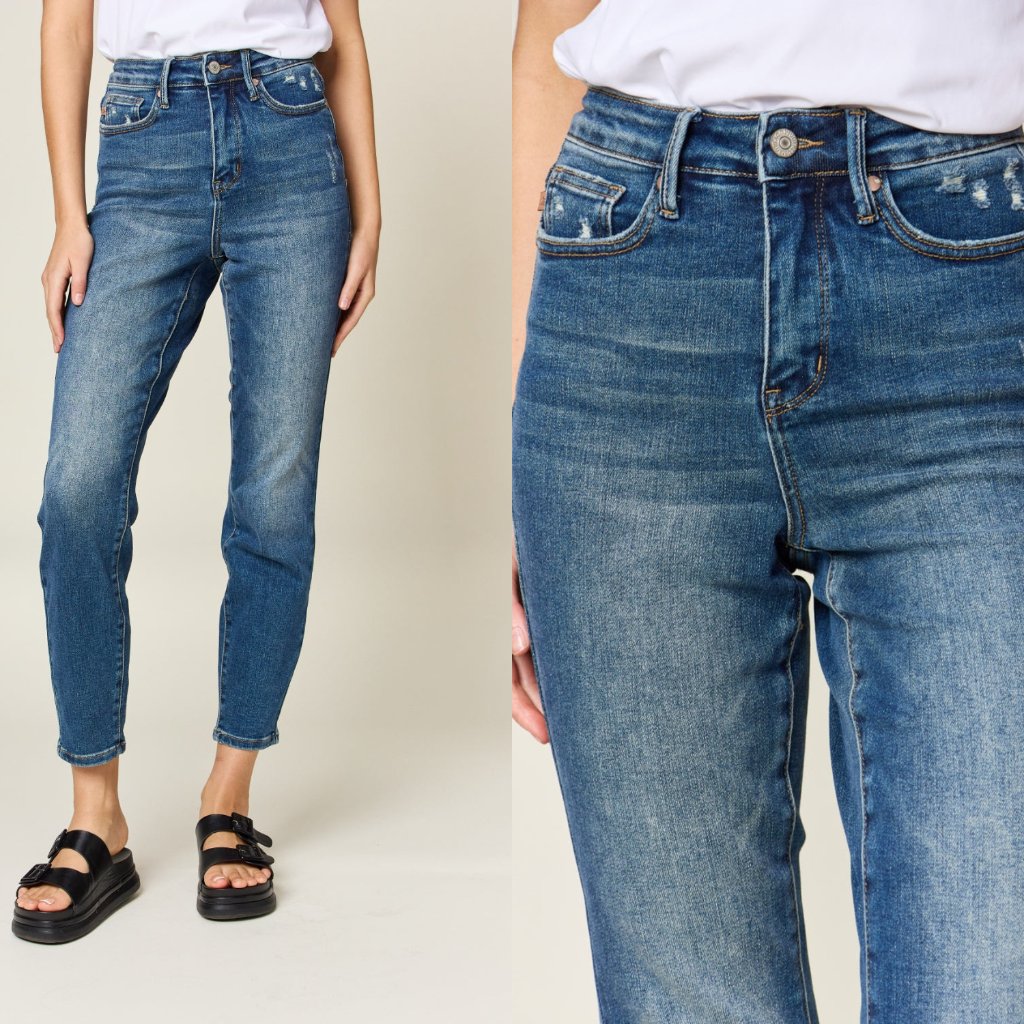Nwt Judy Blue High Waist Slim Fit Jeans (7/28)